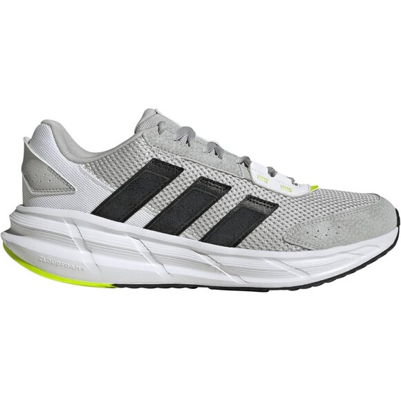 ⚡Adidas Men Grey/Black/Solar Slime Imported Rubber Lace Closure Fashion Sneaker - Picture 8 of 8